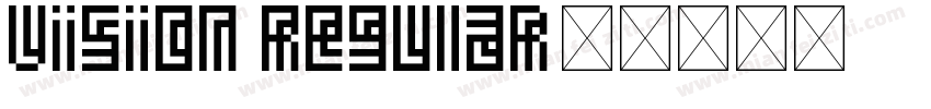 Vision Regular字体转换
